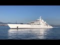 Azzam, Worlds longest yacht docking in Gibraltar