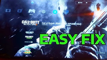 How To Fix PS3 Black Ops 2 Freezing, Stuck, Black Screen
