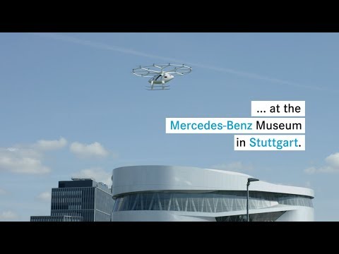 Volocopter Flies Air Taxi over European City