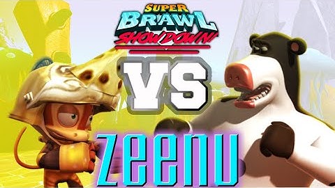 Monkey vs Otis | Super Brawl Showdown v0.3.1b Full Match Gameplay