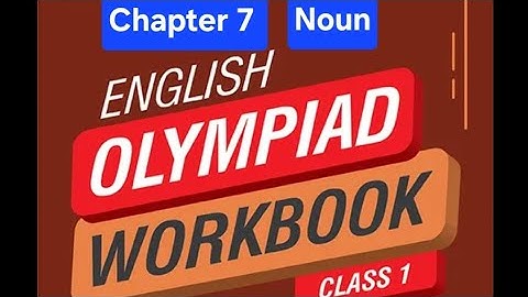 Class 1 english Olympiad | Chapter 7 Noun | IEO | International English olympiad #class1 #ieo
