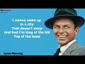 Frank Sinatra - New York, New York | Lyrics Meaning