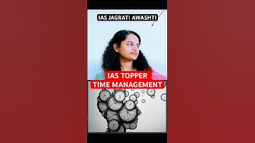 Time Management for UPSC #jagratiawasthi #iasinterview #upscinterview #timemanagement