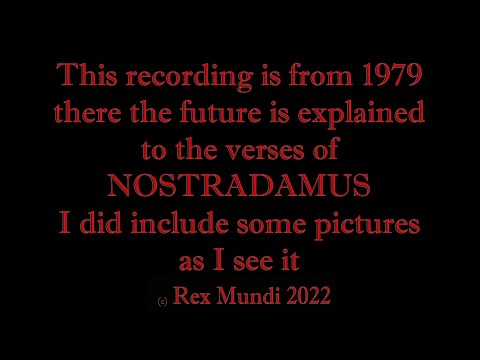 voorspelling van NOSTRADAMUS uit 1979