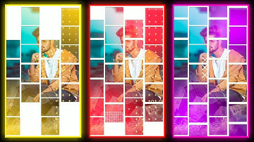 New Square Puzzle Effect Video Editing | Green Screen Puzzle Template | KineMaster Video Editing.