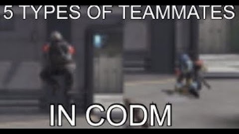 5 TYPES OF RANDOM TEAMMATES IN COD MOBILE