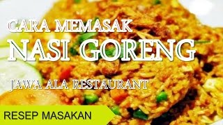 RESEP BUMBU NASI GORENG JAWA | ALA RESTO