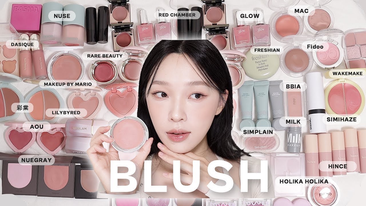 熱門腮紅膏/腮紅液/腮紅棒大評比🗒️如何選質地/顏色對比/推薦色號💗AOU.Rare Beauty.NUSE.彩棠.MAKEUP BY MARIO | heyitsmindy