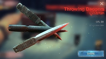 Throwing Daggers 🗡 🗡 | Into the Dead 2 Gameplay