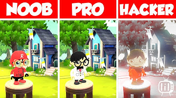 NOOB vs PRO vs HACKER - Tag with Ryan Hacker cosmo Ryan | android ios gameplay 1080p 60fps landscape