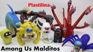 TODOS LOS PERSONAJES MALDITOS DE AMONG US / TUTORIAL #short