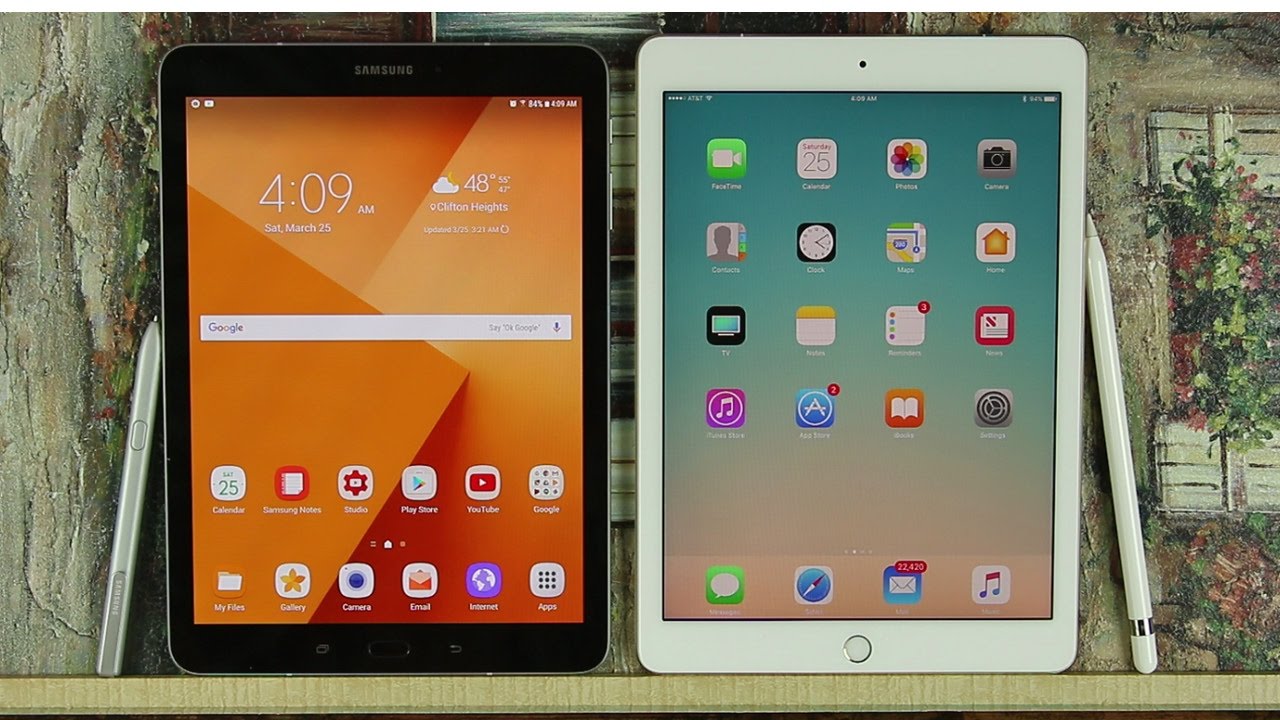 Infografía: Samsung Galaxy Tab vs iPad