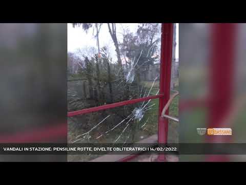 VANDALI IN STAZIONE: PENSILINE ROTTE, DIVELTE OBLITERATRICI | 14/02/2022