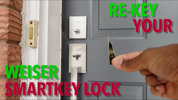 Weiser - ReKey a Smartkey lock - Tutorial