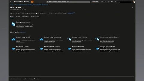 Microsoft Cost Management – Exporting your Cost Data with Scheduled Exports