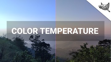 GIMP: Make Your Photos Cooler using Color Temperature tool.