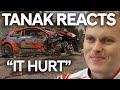 Tanak reveals honest insights on huge monte carlo crash  drivers react