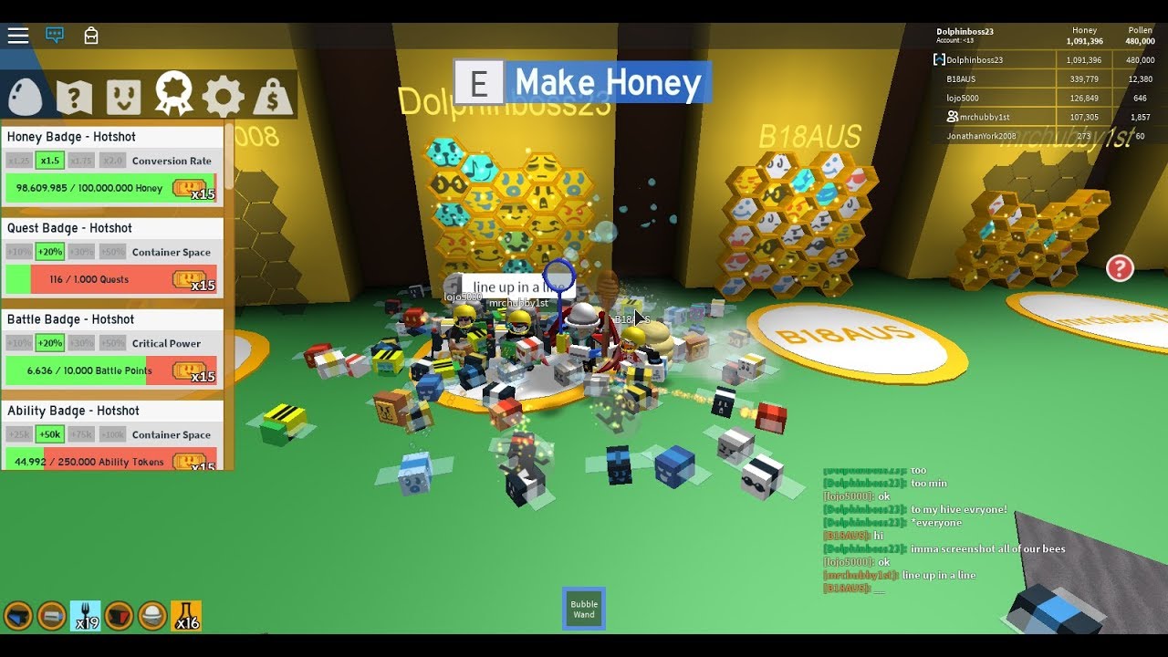 Roblox Bee Swarm Simulator 2 Getting The Honey Ace Badge Youtube
