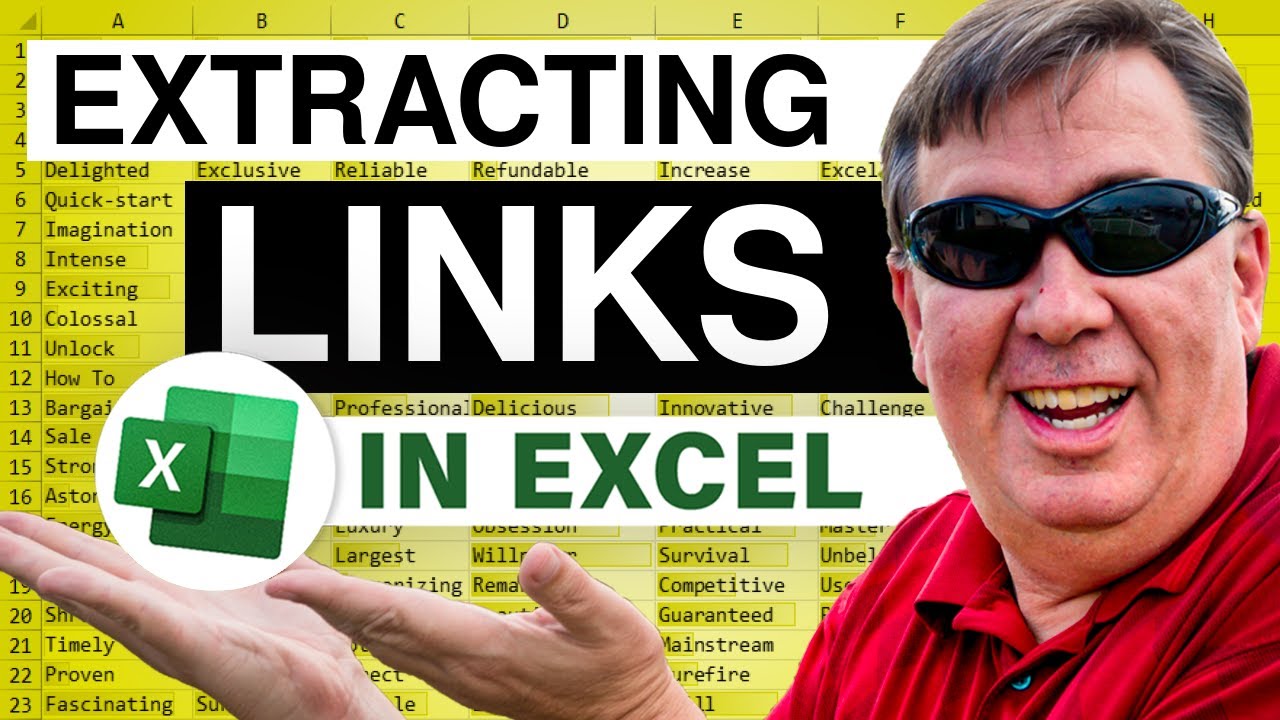 Mrexcel S Learn Excel 664 Extracting Links Youtube