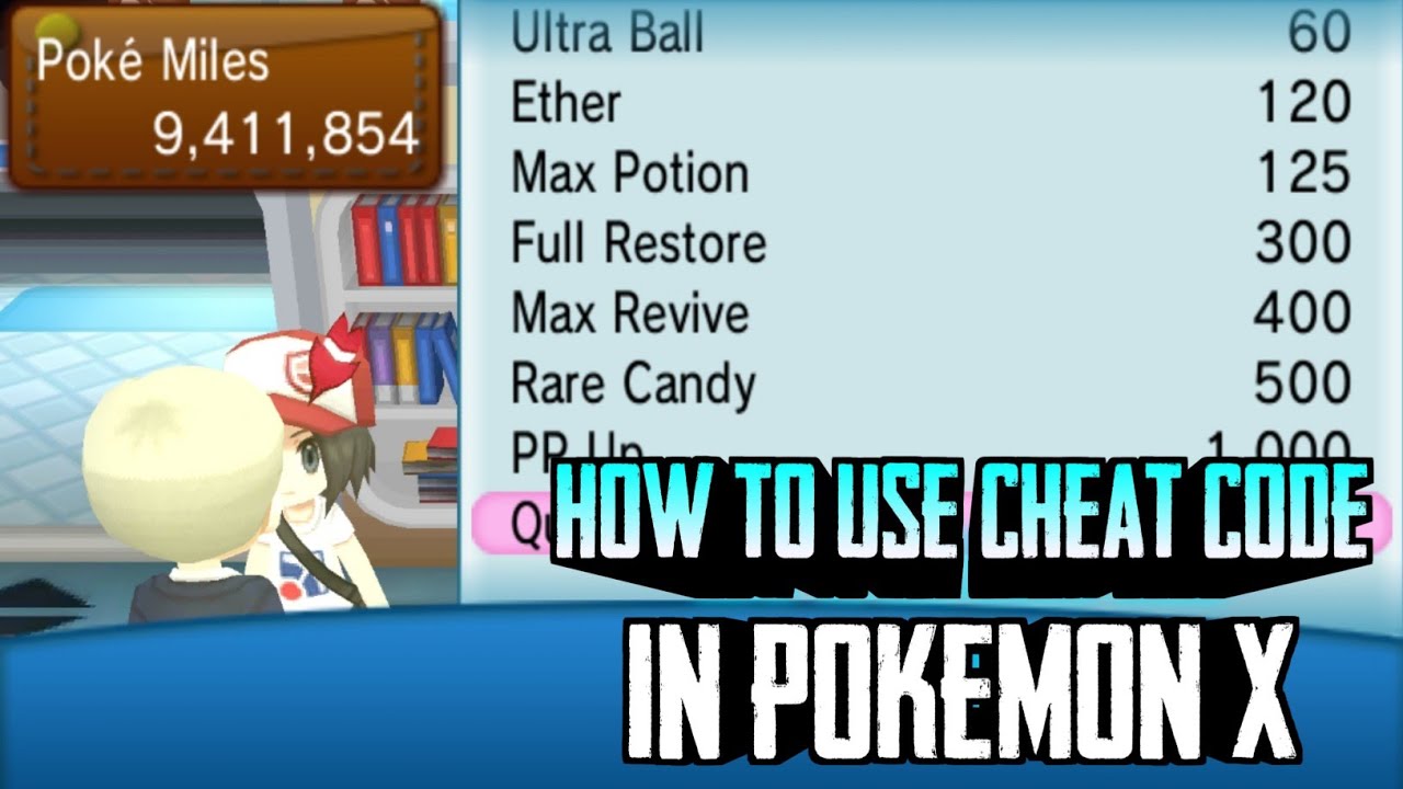 samvittighed tank skandale Pokemon X Cheat Code How To Use Cheat Codes In Full Details - YouTube