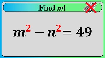 A Nice Exponent Logarithmic Math Simplification | Find the Value of m