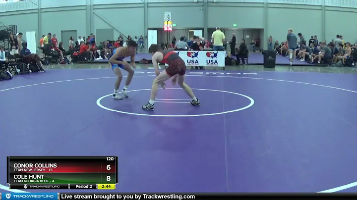 [boutNo] 120 Conor Collins Team New Jersey Vs Cole...