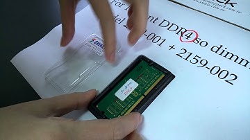 How to use DDR4 plastic box packaging (model 2159-001 + 2159-002)