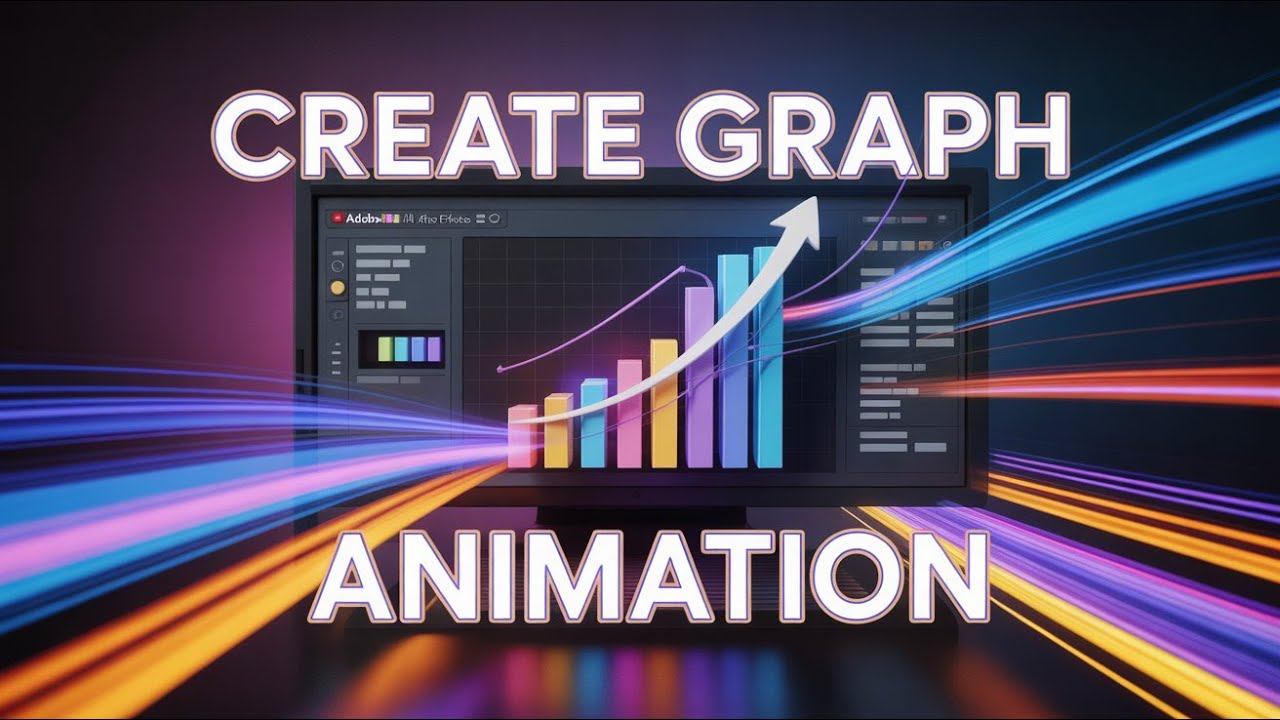 how to create graph animation in after effects #aftereffects - YouTube