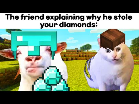 Goat Talking To Clueless Huh Cat Meme