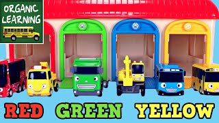 This fun, educational tayo the little bus 꼬마버욤 타요
characters video teaches young children four individual colors or
colours (blue, red, green, yellow) with a...