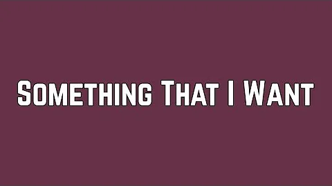 Grace Potter - Something That I Want (Lyric Video)