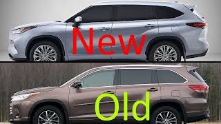 New 2020 Toyota Highlander Vs. Old 2018 Toyota Highlander