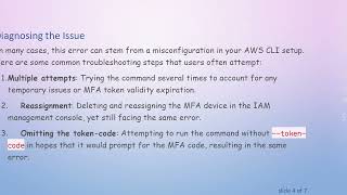 Resolving InvalidClientTokenId Error When Using AWS CLI with MFA