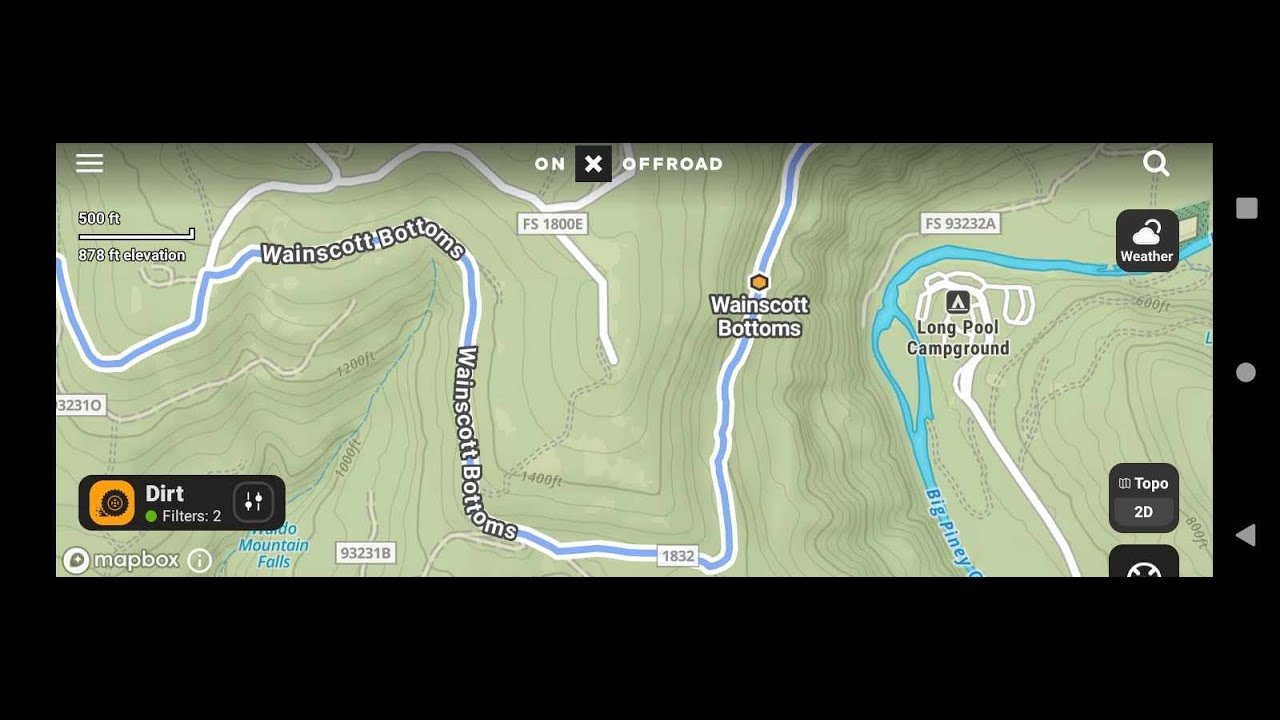 The Wainscott Bottoms, Big Piney Creek.