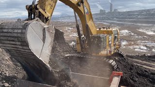 Caterpillar 6015B Excavator Loading Mercedes And MAN Trucks - Sotiriadis Mining Works