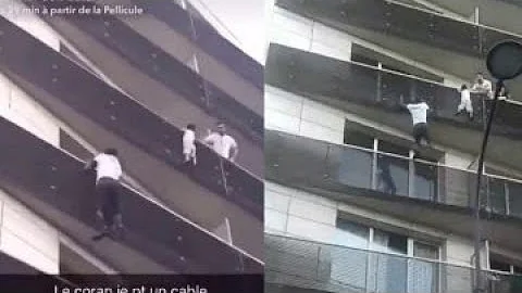 Real-Life Spider-Man Climbs 4 Storeys In Less Than 30 Secs To Save A Child