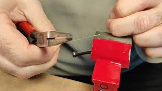 How to make small eyebolts for ship models