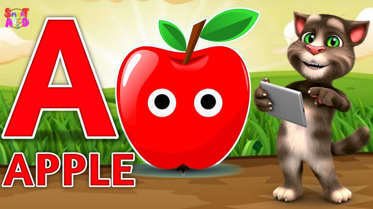 Фонетическая песенка 2 с двумя словами в 3D-формате - A для самолета - Песни про алфавит ABC со з...