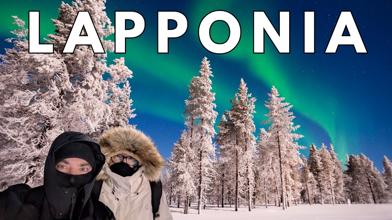 Aurora boreale, snow festival e notte in motoslitta in LAPPONIA - Viaggio in Svezia - Ep.3