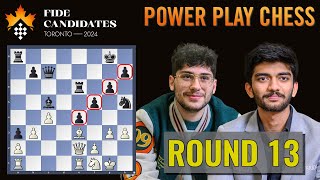 Gukesh vs Alireza Firouzja | FIDE Candidates 2024 | Round 13