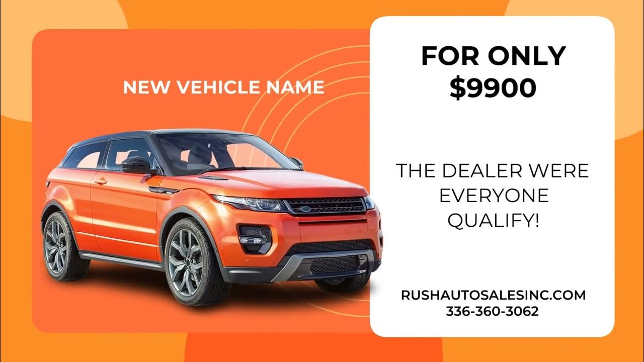 RUSH AUTO SALES, INC YouTube