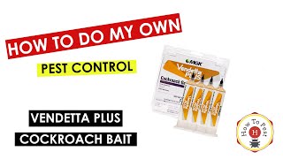 How To Get Rid of Cockroaches - VENDETTA PLUS ROACH Gel Bait