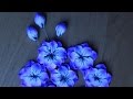 DIY Кейн Сиреневый цветочек.Полимерная глина.Cane Lilac fantasy flower. Polymer Clay tutorial.