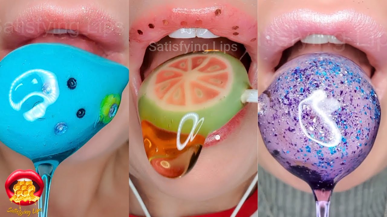 30 Minutes Sleep Relax Satisfying ASMR Eating Emoji Food Edited Compilation Mukbang 먹방