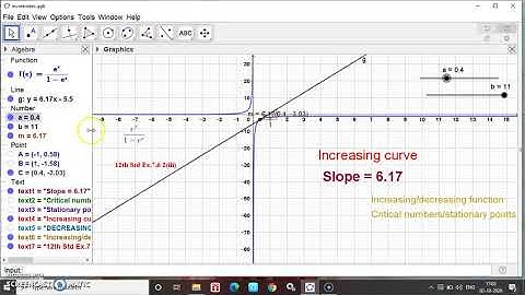 12th Std Maths Ex.7.6(2)(iii) f(x)=e^x/1-e^x. Monotonicity, local extremum, Graph view,  link below