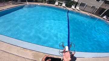 Dji Ryze Tello Throw & Go on swimming pools or waters flight mode possible!!🤔😱