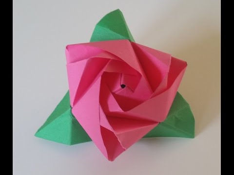 Video: Kako Napraviti Origami Ružu