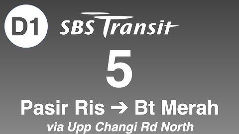 BFTP: SBS Transit Trunk 5 Direction 1 Hyperlapse