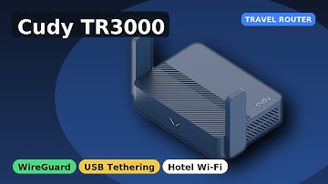 Cheap Pocket Travel Router? CUDY TR3000 review, wireguard configuration - safe internet anywhere