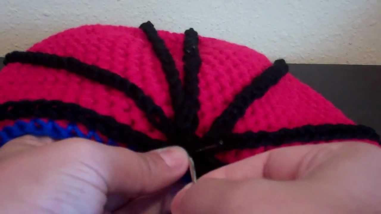 Tutorial-Spiderman Beanie (Part-4) - YouTube